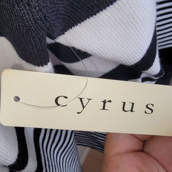 Cyrus Nwt Striped Open Front Cardigan Size XL - Picture 4 of 6